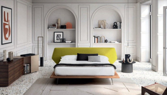 Design Bed Upholstery Luxury Double Hotel Beds Marriage 180x200cm Sleep Room Textile