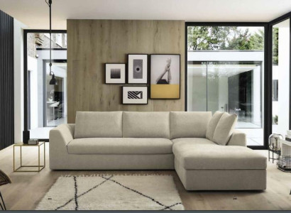 Luxury Corner sofa L-shape Sofas Couch Leather Furniture Sofas Fabric Design new alfitalia