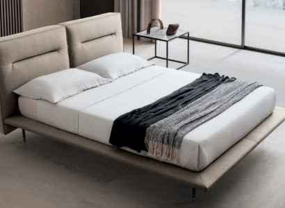Design Wood Textile Leather Beds 200x200cm Bed Bedroom Hotel Beds Double