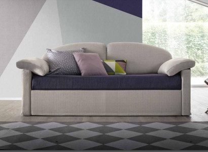 Design Sofa 3 Seater Couch Upholstery Luxury Textile Two Tone Italian Furniture