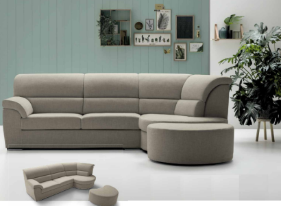 Suite Couch Sofa Corner sofa Italian Sofas Couches Furniture Fabric alfitalia
