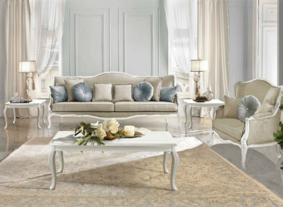 Baroque Rococo Sofa set 3+2 Seater Set Sofas Upholstery Couches Textile Sofa new