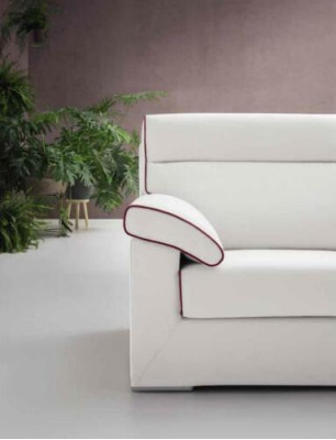 Corner sofa Textile Corner L-shape Living landscape Corner sofa Sofa Couch Upholstery alfitalia