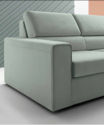Corner sofa L-shape Furniture Leather Upholstered furniture Living room Modern Luxury Green alfitalia