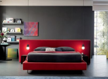 Design Luxury Double Hotel Beds Fabric Luxury Bedroom Bed Italy Furniture new