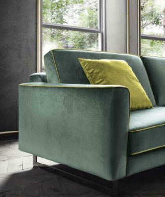 Italian Sofa Design Luxury Upholstery Couch Modern Sofa 3 Seater alfitalia new