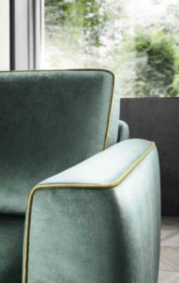 Italian Sofa Design Luxury Upholstery Couch Modern Sofa 3 Seater alfitalia new