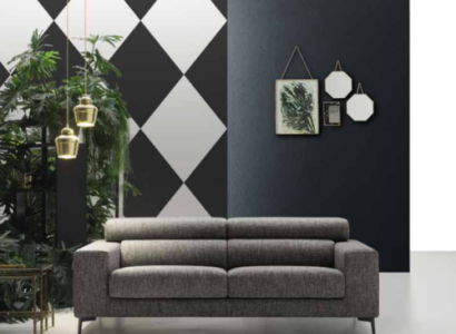 Modern 3 Seater Sofas Room Furniture Gray Design Three Seater Couch Upholstery Sofa
