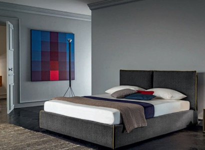 Luxury Upholstery Seat Fabric Design Bed Bedroom Beds 180x200 cm Textile Hotel