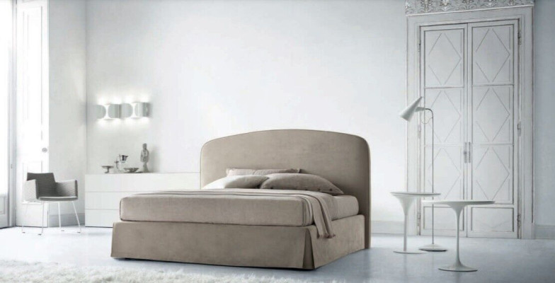 Bed Upholstery Luxury Double Hotel Beds Marriage 180x200cm Italy Furniture Textile Leather