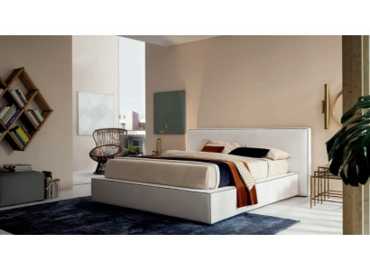 Italian Designer Bed Bedroom Beds Textile Hotel Luxury Upholstery Furniture