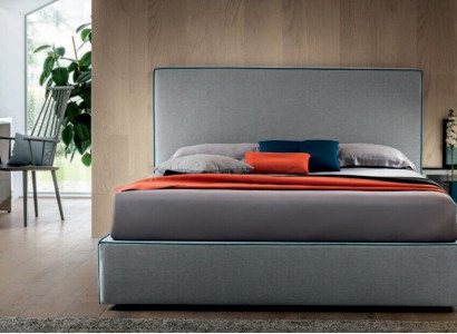 Luxury Beds Textile Hotel Upholstery Seat Textile Italy Designer Bed Bedroom