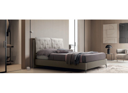 Designer Bed Bedroom Beds Textile Hotel Luxury Fabric Upholstery Seat Italy