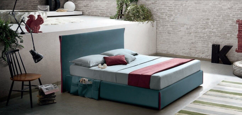 Design Hotel Furniture Italy Furniture Luxury Beds Double bed 180x200 cm Modern Style