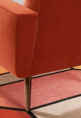 TV Chair Upholstery Couch Fabric Design Relax Club Armchair Lounge Sofa 1 Seater