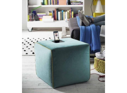 Upholstered Stool Square Seat new Pouf Footstool Square Seat Stool