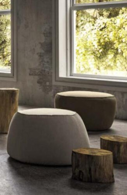 Stool Stool Pouf Pouf Pouf Footstool Ottoman Velvet 50x67m Textile