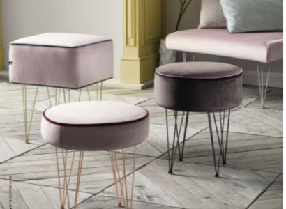 Stool Stool Ottoman Relax Pouf Footstool Round Stool Upholstered Stool new