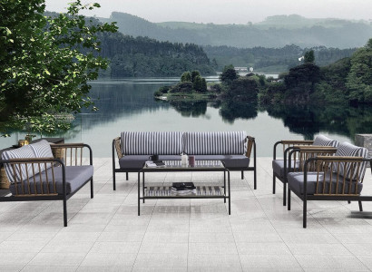 Sofa 3 2 Seater Luxury Three Seater Armchair Design Furniture Set 5 pcs. Gray new