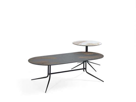 Designer Round Coffee table Living room table Coffee table Table side