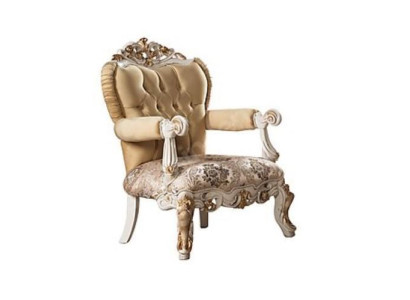 Classic r Armchair Single Seater Throne Baroque Rococo Living room armchair