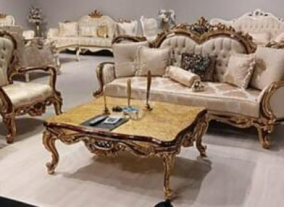 Classic Living room Sofa Upholstery Couch 3pcs. 3+1 + Coffee table for your home