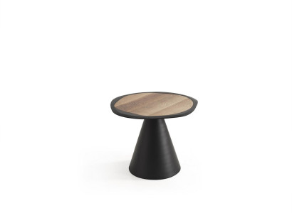 Designer Coffee table Side table Living room Black Table Furniture Round