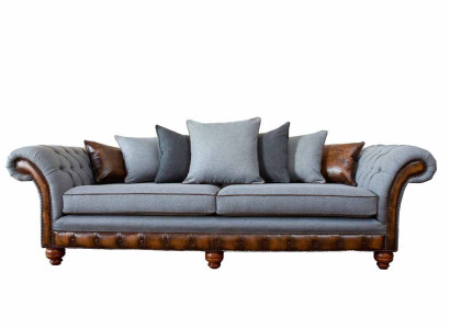 Sofa Couch Fabric Upholstery Sofas Couches Living room Design 4 Seater new