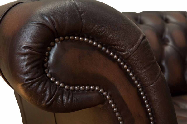 Leather Sofa Sofa 4 Seater Couch Luxury Classic Leather Chesterfield Sofas