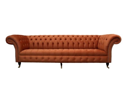British Chesterfield Upholstery Luxury Sofa Design Couch Classic Sofa 4 Seater