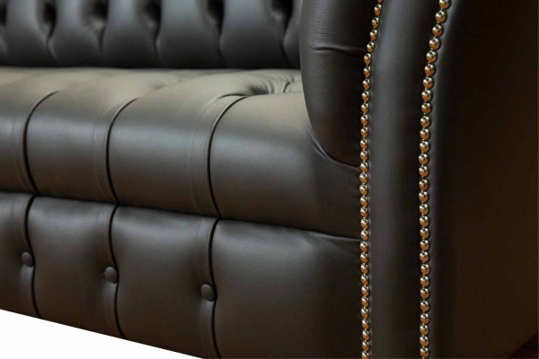 Luxury Four Seater Sofa 4 Seater Living room Chesterfield English Fabric Design
