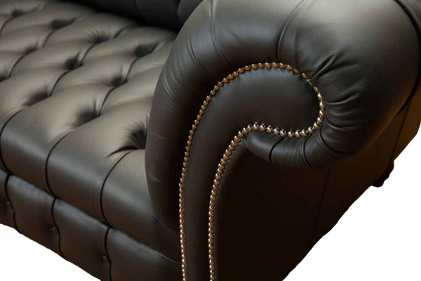 Luxury Four Seater Sofa 4 Seater Living room Chesterfield English Fabric Design