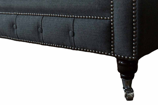 Design Sofa 4 Seater Couch Textile Upholstery Classic Sofas Chesterfield