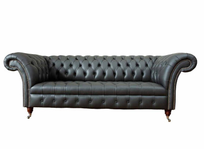 Chesterfield Design Luxury Upholstery Sofa Couch Seat Leather new Sofa new