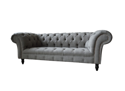 Chesterfield Couch 3 Seater Upholstery Seat Textile Fabric Couches Sofa new