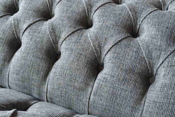 Gray Designer Couch Sofa Three Seater Luxury Couches Furniture Sofas Textile