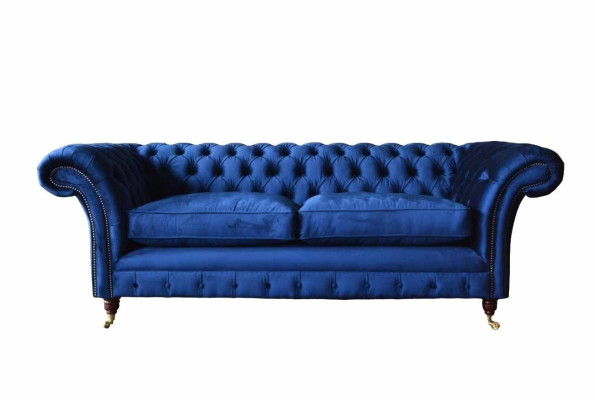 Chesterfield Upholstery Sofas Design Luxury Couch Sofa 3 Seater Textile Couche