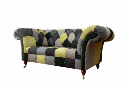 Chesterfield Couch Upholstery 2 Seater Design Textile Sofas Couches Lounge