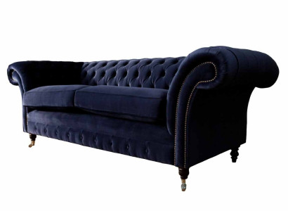 Chesterfield Three Seater Couch Upholstery Design Sofa 3 Seat Sofas Furniture