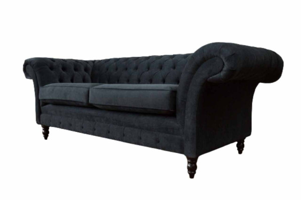 Chesterfield Pink new Three Seater Fabric Design Couches Upholstery Sofa new