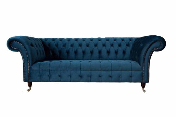 Chesterfield Sofa 3 Seater Upholstery Sofas Couches Luxury Fabric Design
