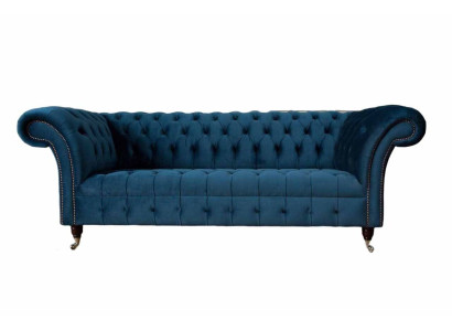 Chesterfield Sofa 3 Seater Upholstery Sofas Couches Luxury Fabric Design