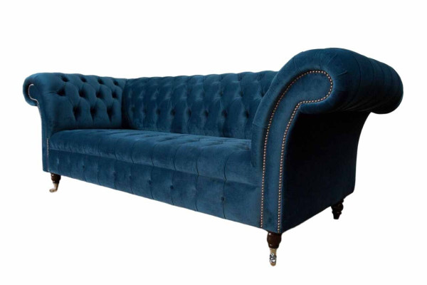 Chesterfield Sofa 3 Seater Upholstery Sofas Couches Luxury Fabric Design