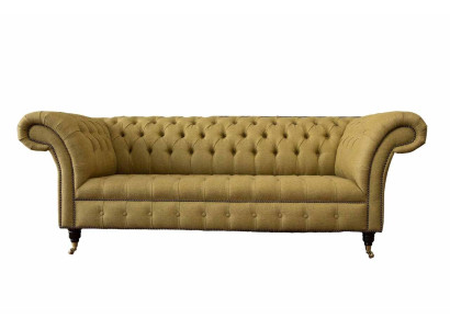 Chesterfield Three Seater Luxury Sofa 3 Seat Sofas Seat Design Couch Furniture Beige