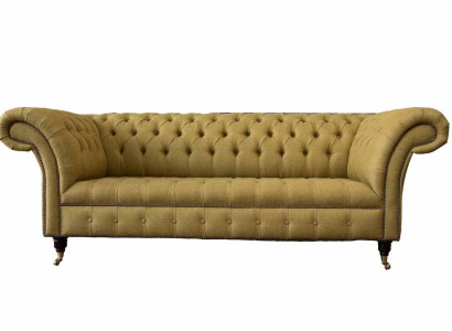 Chesterfield Three Seater Luxury Sofa 3 Seat Sofas Seat Design Couch Furniture Beige