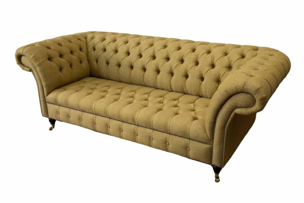 Chesterfield Three Seater Luxury Sofa 3 Seat Sofas Seat Design Couch Furniture Beige