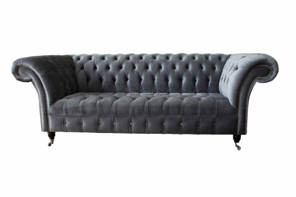 Chesterfield 3 Seater Design Sofa Upholstery Sofas Couches Textile Three Seater