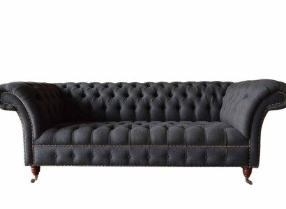 Chesterfield Three Seater Sofa 3 Seater Couch Upholstery Couches Design Textile
