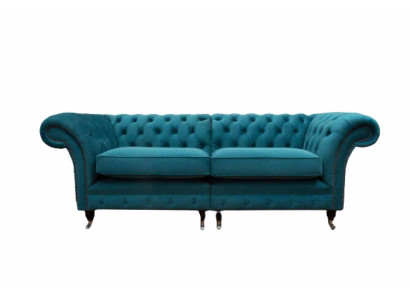 Design Sofa 3 Seater Couch Chsterfield Upholstery Sofas Living room Design