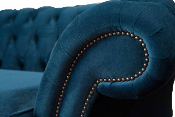 Design Sofa 3 Seater Couch Upholstery Luxury Textile Sofas Chesterfield new